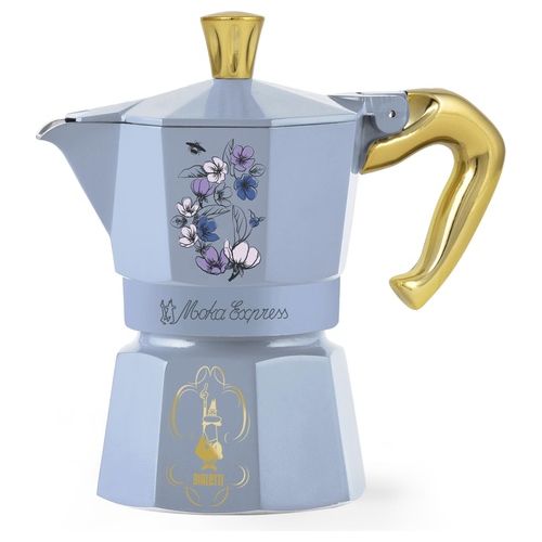0005363 MOKA EXPRESS Moka 3 tazze 0,13 L Alluminio Blu Oro colore Blu Oro