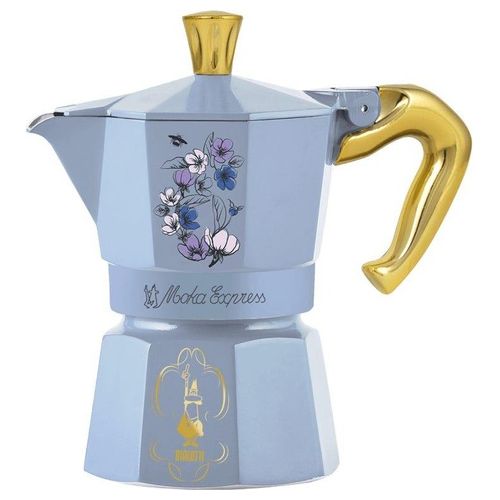 Moka Express Bridgerton 3 Tazze Manico anti scottatura Non adatta ad induzione 3 Tazze (130ml) Alluminio
