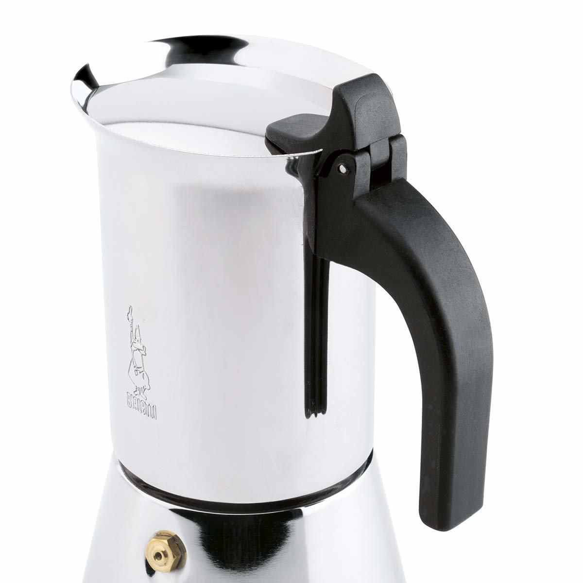 Bialetti Caffettiera Moka Per Induzione Venus 6 Tazze In Acciaio Inox