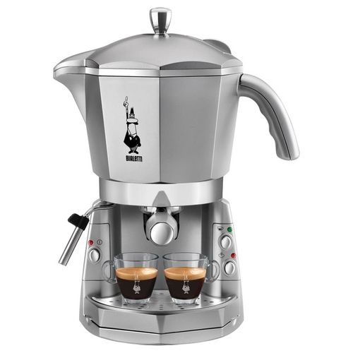 Bialetti Mokona CF40 Macchina Caffe' Espresso caffe' macinato o capsule Bialetti 20 bar 1050 W 1,5 Litri Silver