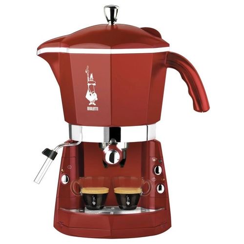 Bialetti Mokona CF40 Macchina Caffe' Espresso caffe' macinato o capsule Bialetti 20 bar 1050 W 1,5 Litri Rossa