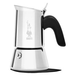 Bialetti New Venus Caffettiera in Acciaio Inox Adatta all'Induzione Argento