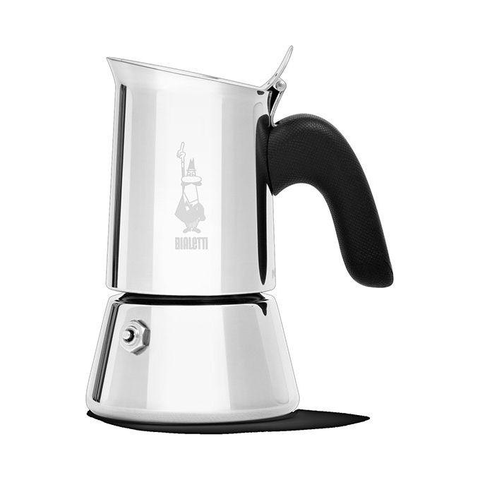 Bialetti New Venus Caffettiera in Acciaio Inox Adatta all'Induzione Argento