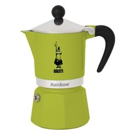 Rainbow Caffettiera Colorata Alluminio Verde 6 Tazze