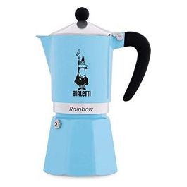 Bialetti Rainbow Moka 6 Tazze Azzurra