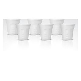 Set Tazzine da Caffe' Bianco 6 Pezzi