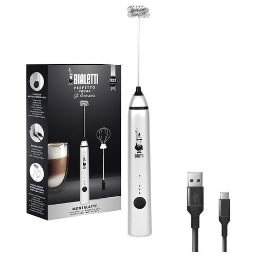 Whipper Regolabile su 3 Livelli Doppia Frusta Ricarica USB Acciaio Inossidabile
