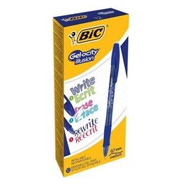 Bic 943440 Confezione 12 Penne Gel-Ocity Blu