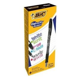 Bic 943441 Confezione 12 Penne Gel-Ocity Nero