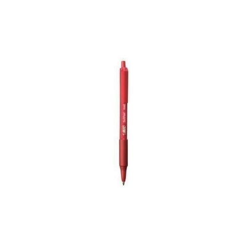 Bic Cf12 penna Sfera Softfeel Clic Rosso