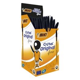 Bic Cf50 penne Sfera Cristal Punta fine Nero