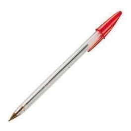 Bic Cf50 penne Sfera Cristal Punta fine Rosso