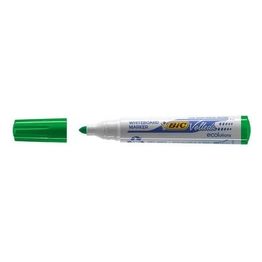 Bic Confezione 12 Marker Velleda 1701 Eco Verde