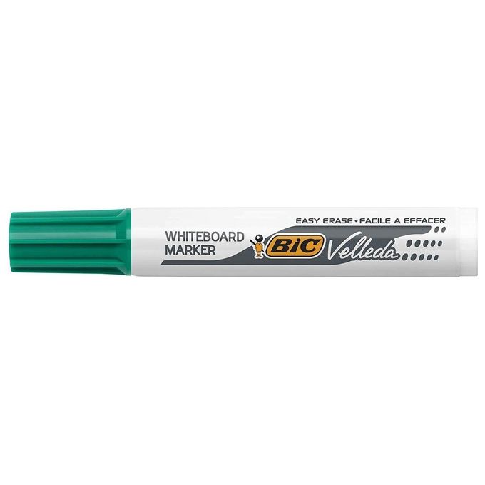 Bic Confezione 12 Marker Velleda 1791 Verde