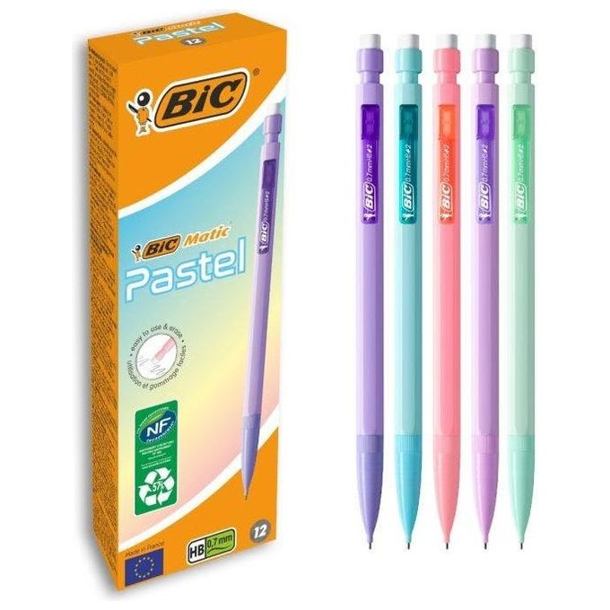 Bic Confezione 12 Matic Fun e Pastel