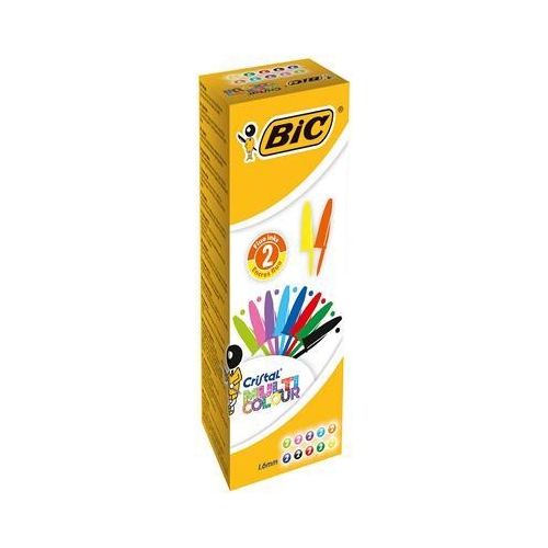 Bic Confezione 20 Penne Cristal Colori Assortiti 1,6mm