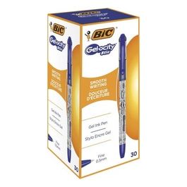 Bic Confezione 30 Gelocity Stic 0.5 Blu