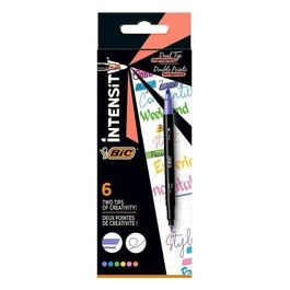 Bic Confezione 6 Pennarelli Dual Tip-Highlighter