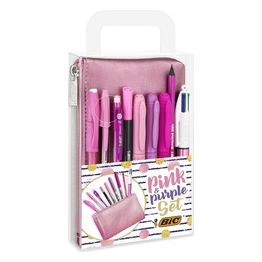 Bic Pink Set Astuccio con Penne