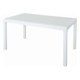 Bica Tavolo Fisso da Esterno Houston 150x92x9cm Bianco