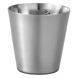 BICCHIERE PER MEDICINE INOX - 60 ml. graduato