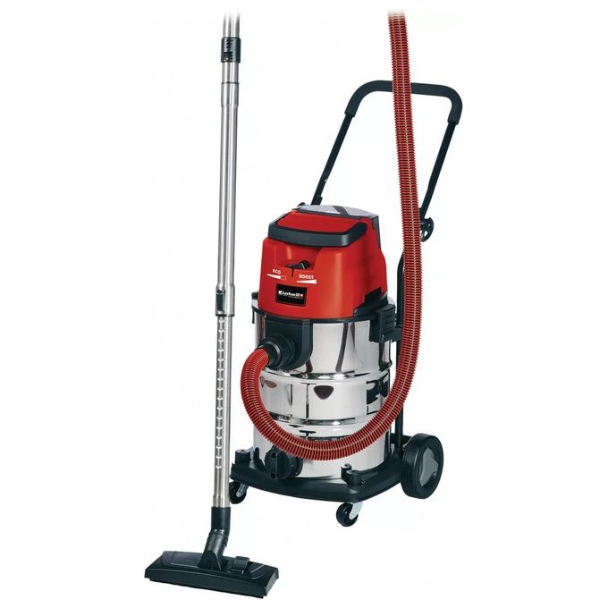 Einhell 2347140 TE-VC 36-30 Li S-Solo Aspirapolvere a Cilindro Secco e Bagnato 30 L 36 V 15 kPa 76 dB colore Nero Grigio Rosso