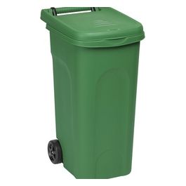 Bidone Urban Con Ruote 80Lt Verde