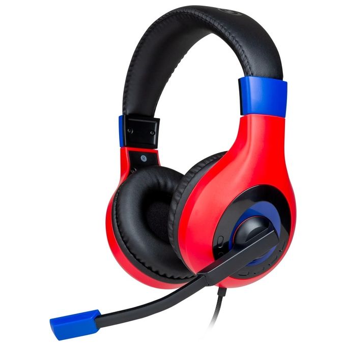 Big Ben Interactive Wired Stereo Gaming Headset V1 Auricolare Cablato a Padiglione Nero/Blu/Rosso