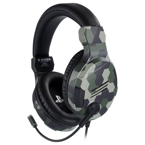 Big Ben Official Licensed Playstation 4 Stereo Gaming Headset Verde Camouflage