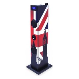 Torre Multimediale Docking +  Microfono Uk Flag 