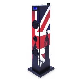 Torre Multimediale Docking +  Microfono Uk Flag 