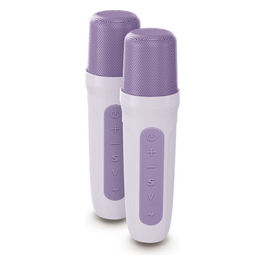 Altoparlante Karaoke PartyBTKML con 2 Microfoni Wireless, Viola