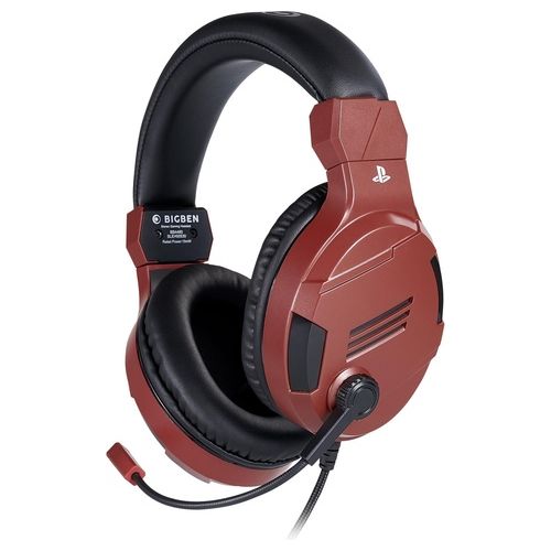 Bigben Interactive Cuffia Gaming Licenza Sony Rossa