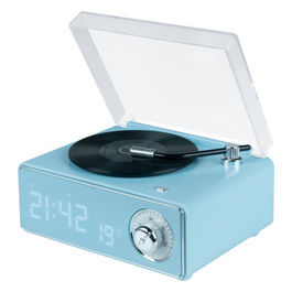 Speaker Bluetooth con Sveglia Retro Blu/Verde
