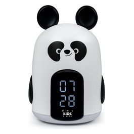 Bigben Kids Alarm Clock With Night Light With Three Black And White Panda Sounds Rkidspanda