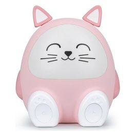 Bigben Kids Wireless Bt Speaker With Night Light Cat Shape Pink Btkidscat