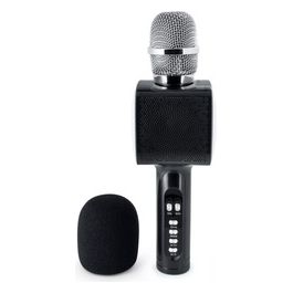 Bigben Party All-in-one Microphone Portable Karaoke With Lights Effects Black Partybtmic2bk
