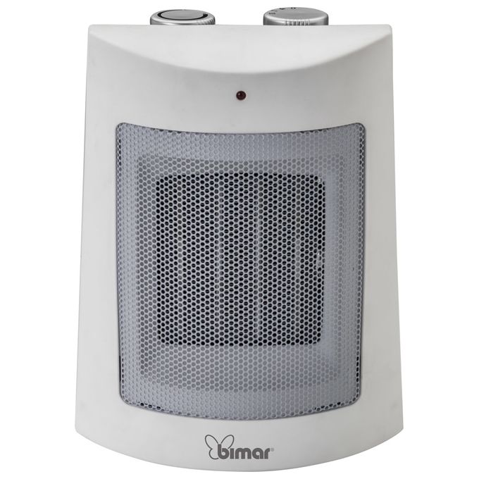 Bimar HP108 Stufetta Elettrica Alogena da Interno 1500W Grigio-Bianco