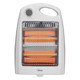 HR304 Stufa Radiante con Resistenze al Quarzo 2 Livelli di Potenza 800W 220/240V Bianco/Grigio