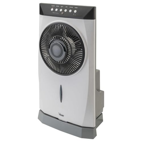 Bimar VPN41 Ventilatore Nebulizzatore Acqua con Telecomando Elica 25cm 5 Pale