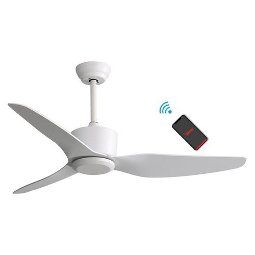 Ventilatore a Soffitto Wi-Fi di 132cm in Bianco per Comfort e Freschezza in Ambienti Interni