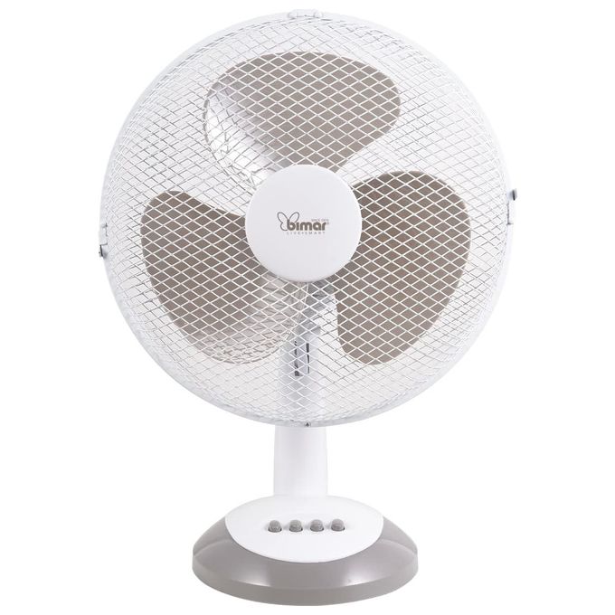 Bimar Ventilatore da Tavolo 30 cm con Selettore 3 Velocita' per Una Freschezza Personalizzabile e Silenziosa