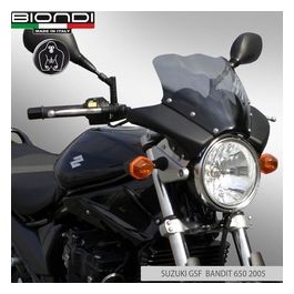 Biondi 8010156 Cupolino con attacchi Metal Dark Black Plex.Fianchi Allluminio