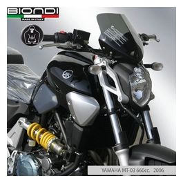 Biondi 8010235 Cupolino con attacchi Yamaha Mt 03 750 2006 > Fume Scuro