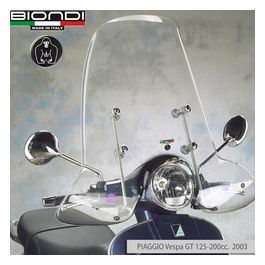 8061120 Parabrezza Club Piaggio Vespa Gt 200 Gts 250 Apr:Scarab
