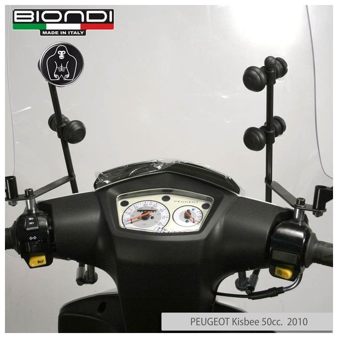 Biondi 8500542 Kit attacchi parabrezza Peugeot Kisbee 50 2010