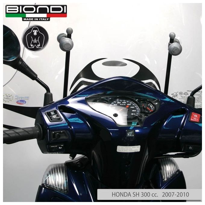 Biondi 8500635 Kit attacchi parabrezza Honda Sh 300 Faro Sagomato