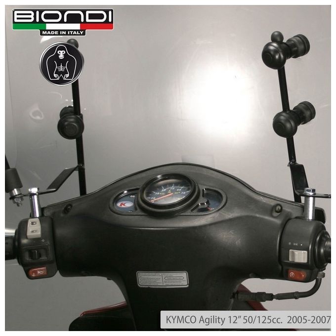 Biondi 8500693 Kit attacchi parabrezza Kymco Agility 50/125 