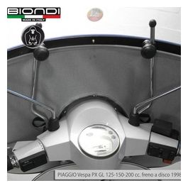 Biondi 8500810 Kit attacchi parabrezza Vespa Px Freni Disc