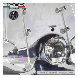 8500867 Kit attacchi parabrezza Piaggio Vespa Gt 125/200 Gts 250 2^Ver